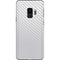 White Carbon Fiber Specialty Texture Material Galaxy S9 Skin